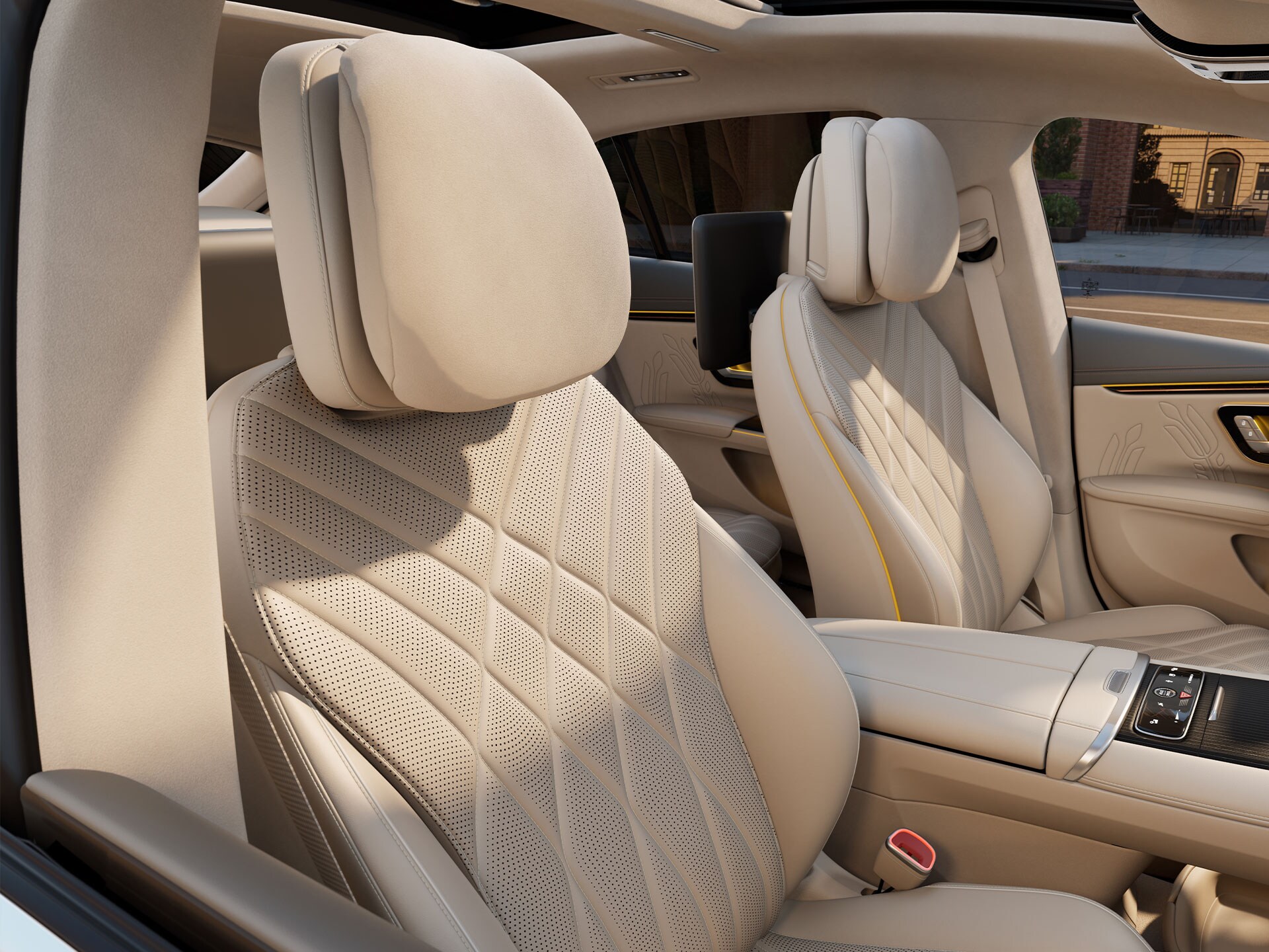 MANUFAKTUR past de nieuwe volledig elektrische EQS van Mercedes-Benz aan.