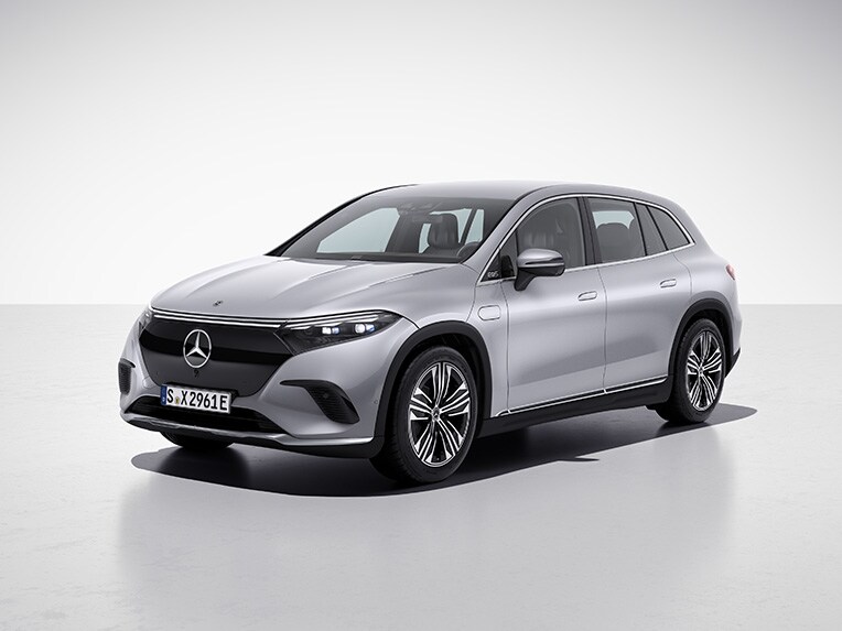 De nieuwe Mercedes EQS SUV met Electric Art Line.