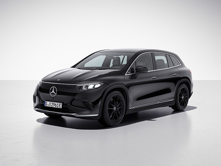 De nieuwe Mercedes EQS SUV in de standaarduitvoering.