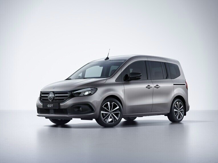 Exterieurdesign van de Mercedes-Benz EQT.