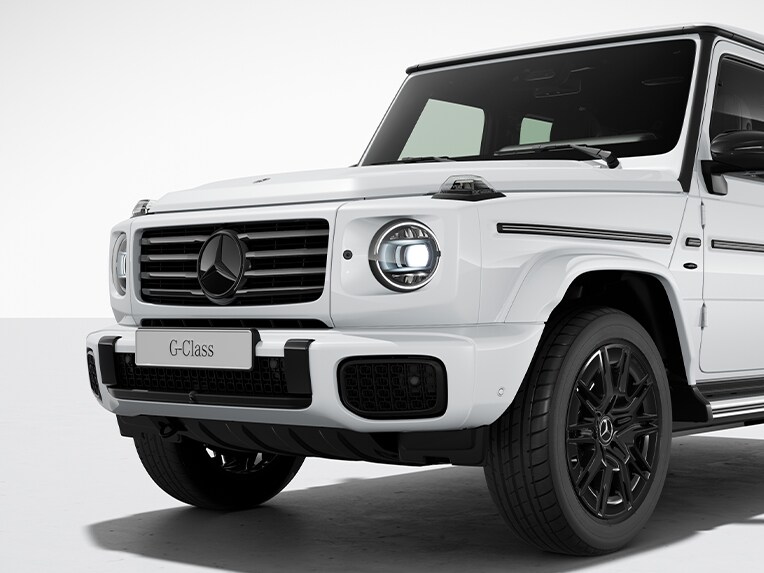 De elektrische Mercedes-Benz G-Klasse met nightpakket II.