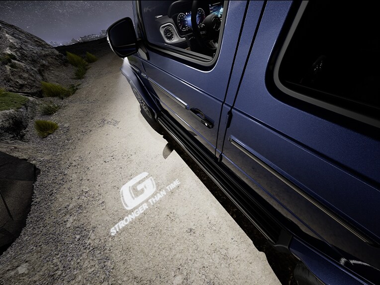 Plus3-financiering voor de G-Klasse van Mercedes-Benz.