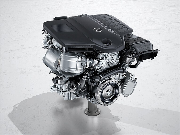 Le moteur avec alternateur de démarrage intégré 48 V de la Classe G de Mercedes-Benz.