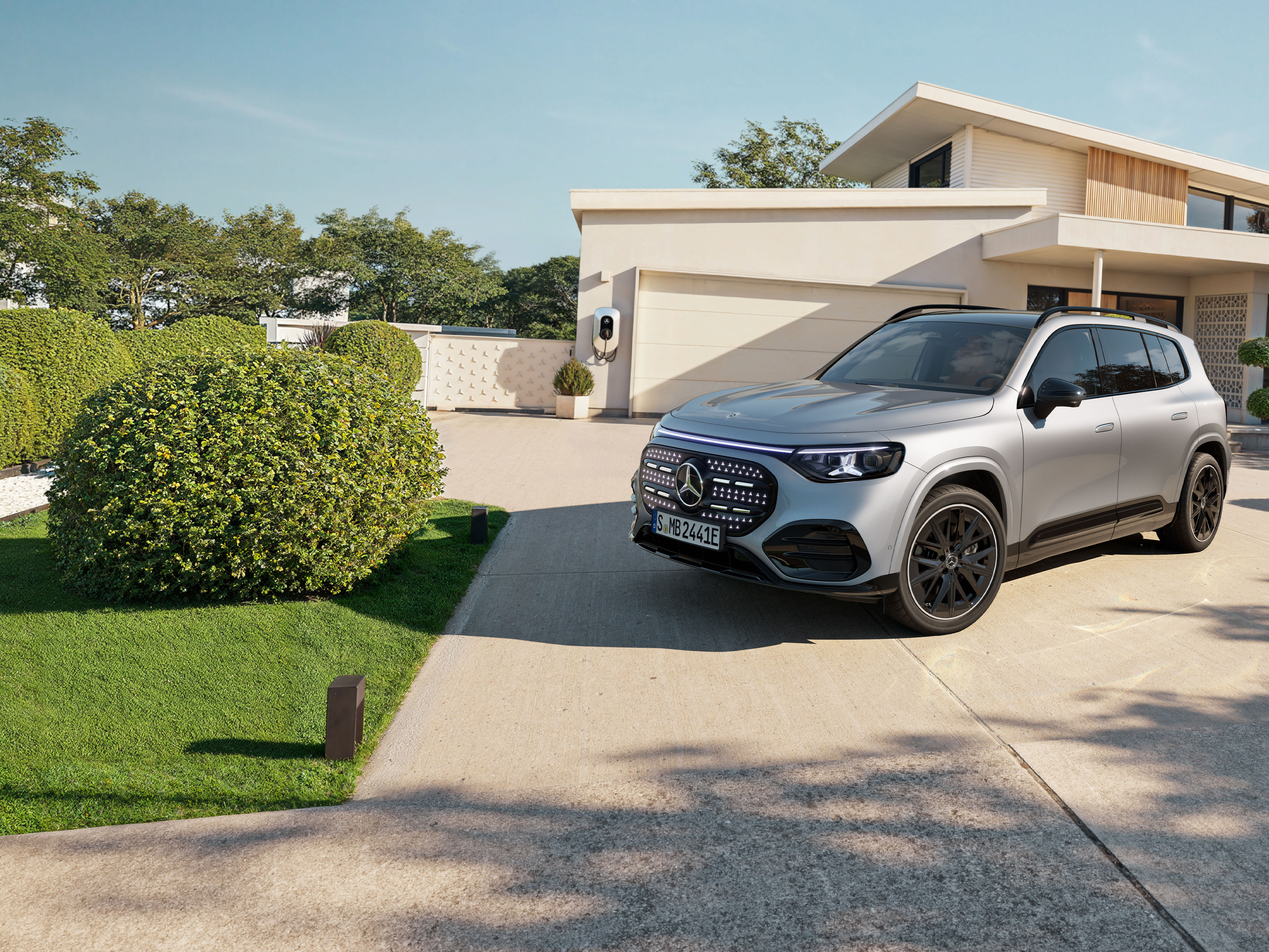 Extérieur | Le tout nouveau GLB électrique | Mercedes-Benz L'extérieur du tout nouveau GLB électrique de Mercedes-Benz.