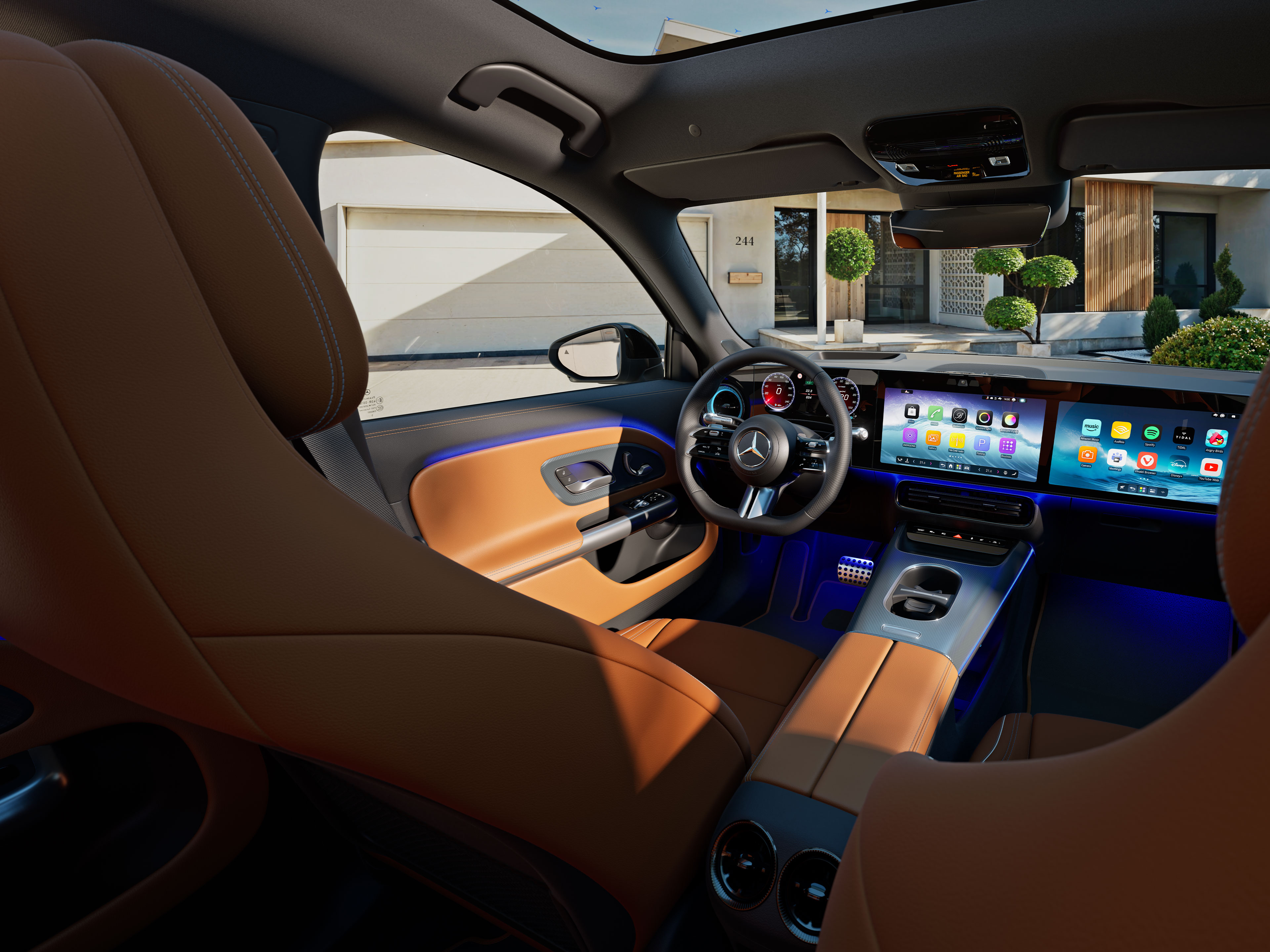 Intérieur | Le tout nouveau GLB électrique | Mercedes-Benz L'intérieur du nouveau GLB de Mercedes-Benz.