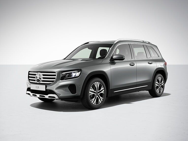 La ligne d'équipement Progressive dans la vue extérieure de la Mercedes-Benz GLB.