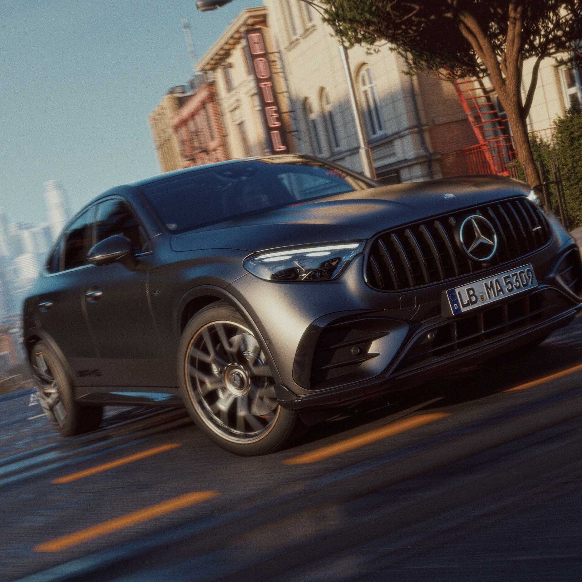 De nieuwe Mercedes-AMG GLC 53 4MATIC+ Coupé.