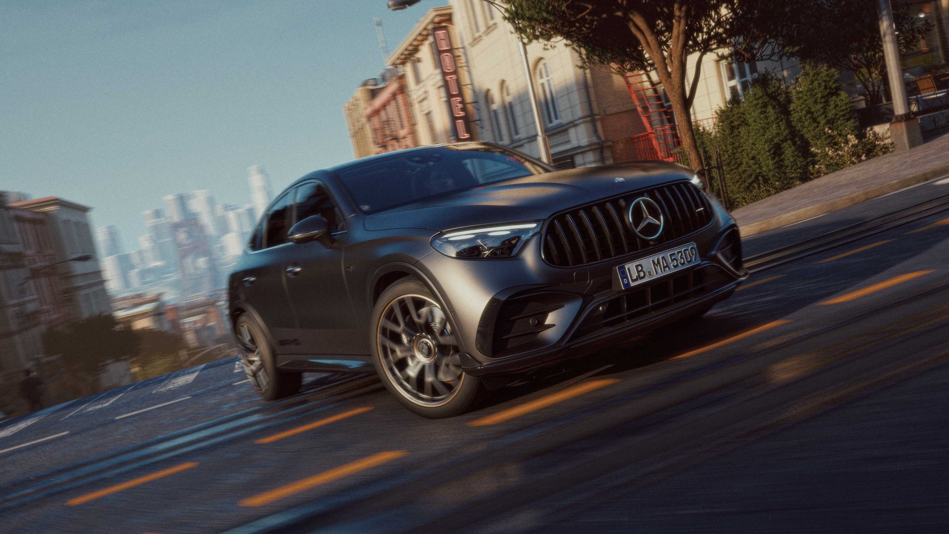 Le nouveau Mercedes-AMG GLC 53 4MATIC+ Coupé.