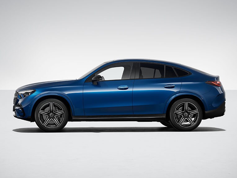 La suspension sport et la direction de l'essieu avant de la Mercedes-Benz GLC Coupé.
