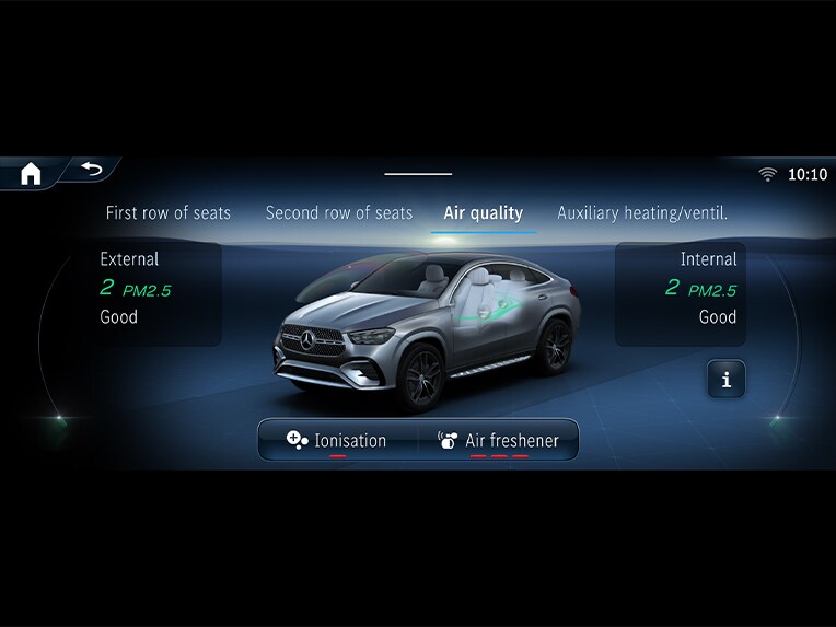 ENERGIZING AIR CONTROL de la Mercedes-Benz GLE Coupé.