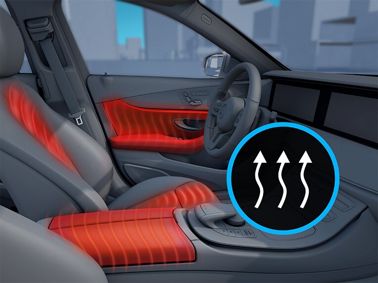 Le Pack Confort chaleur de la Mercedes-Benz GLE Coupé.