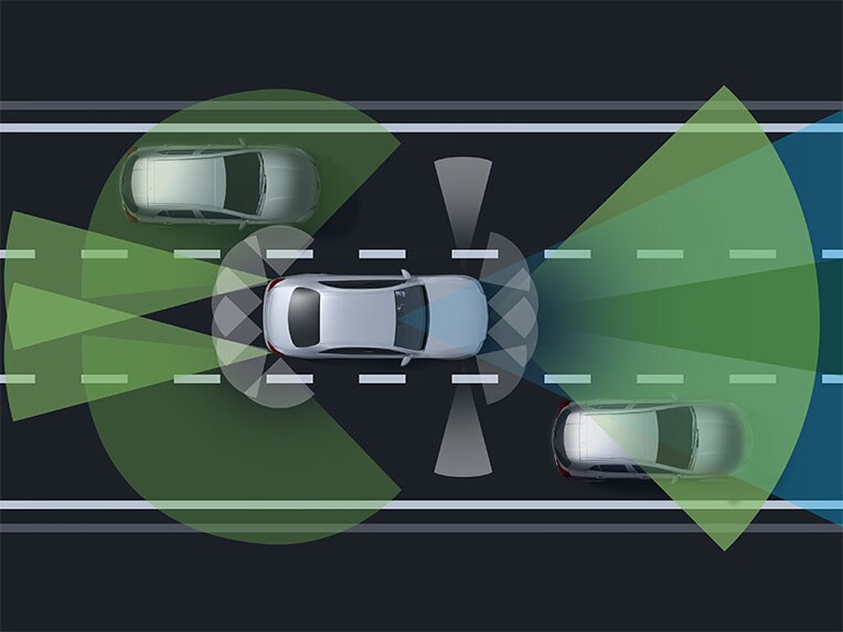 Le Pack Assistance à la conduite de la Mercedes-Benz GLE Coupé.