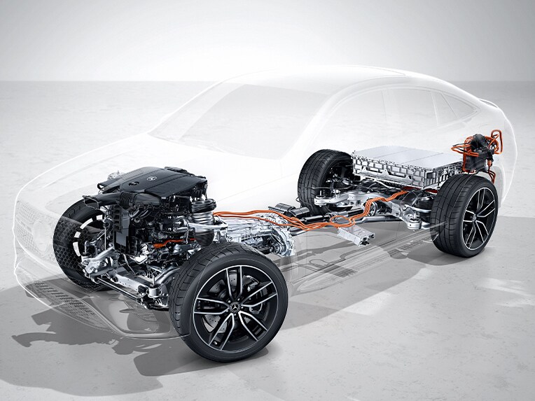 Le GLE Coupé hybride rechargeable de Mercedes-Benz.