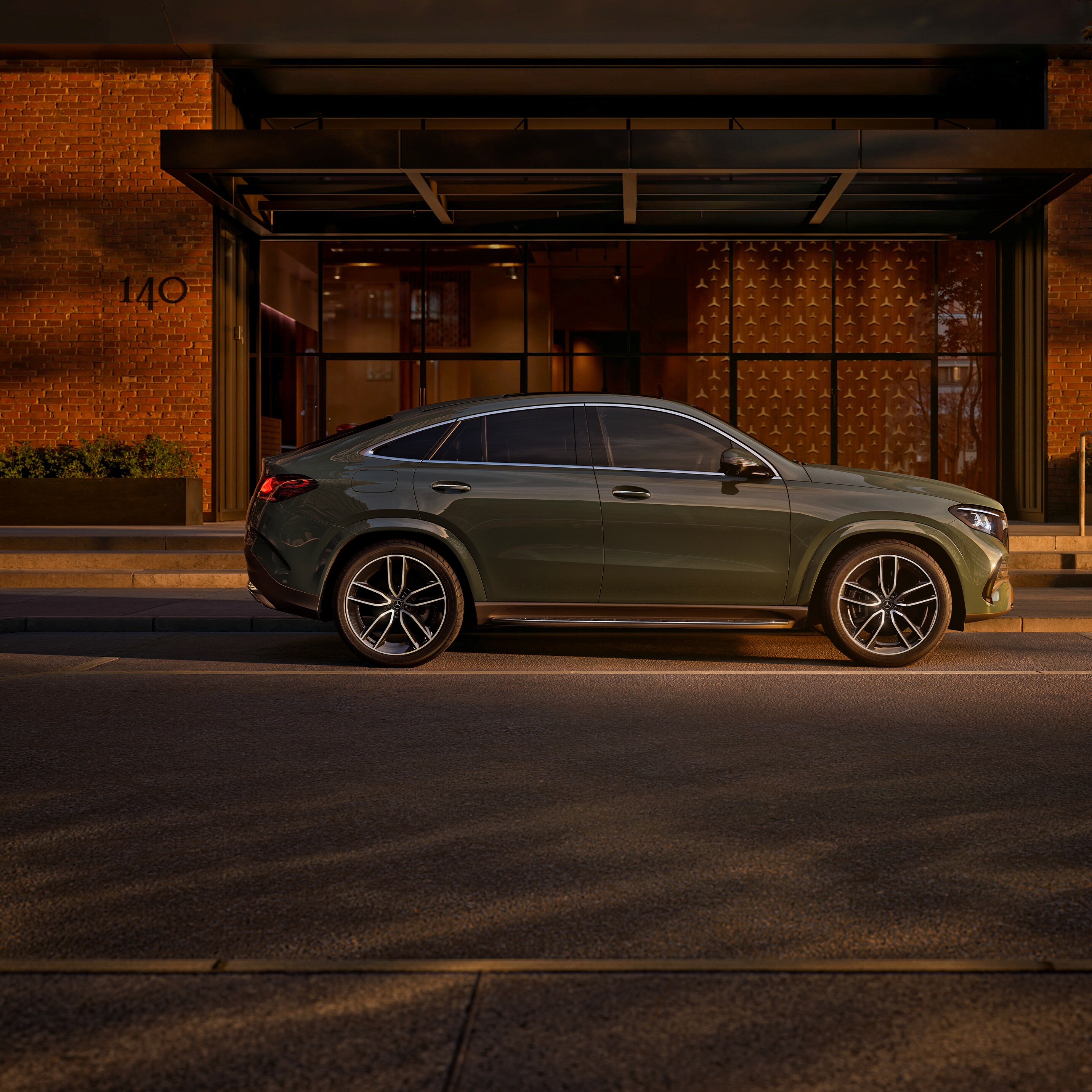 L'extérieur du nouveau GLE Coupé.