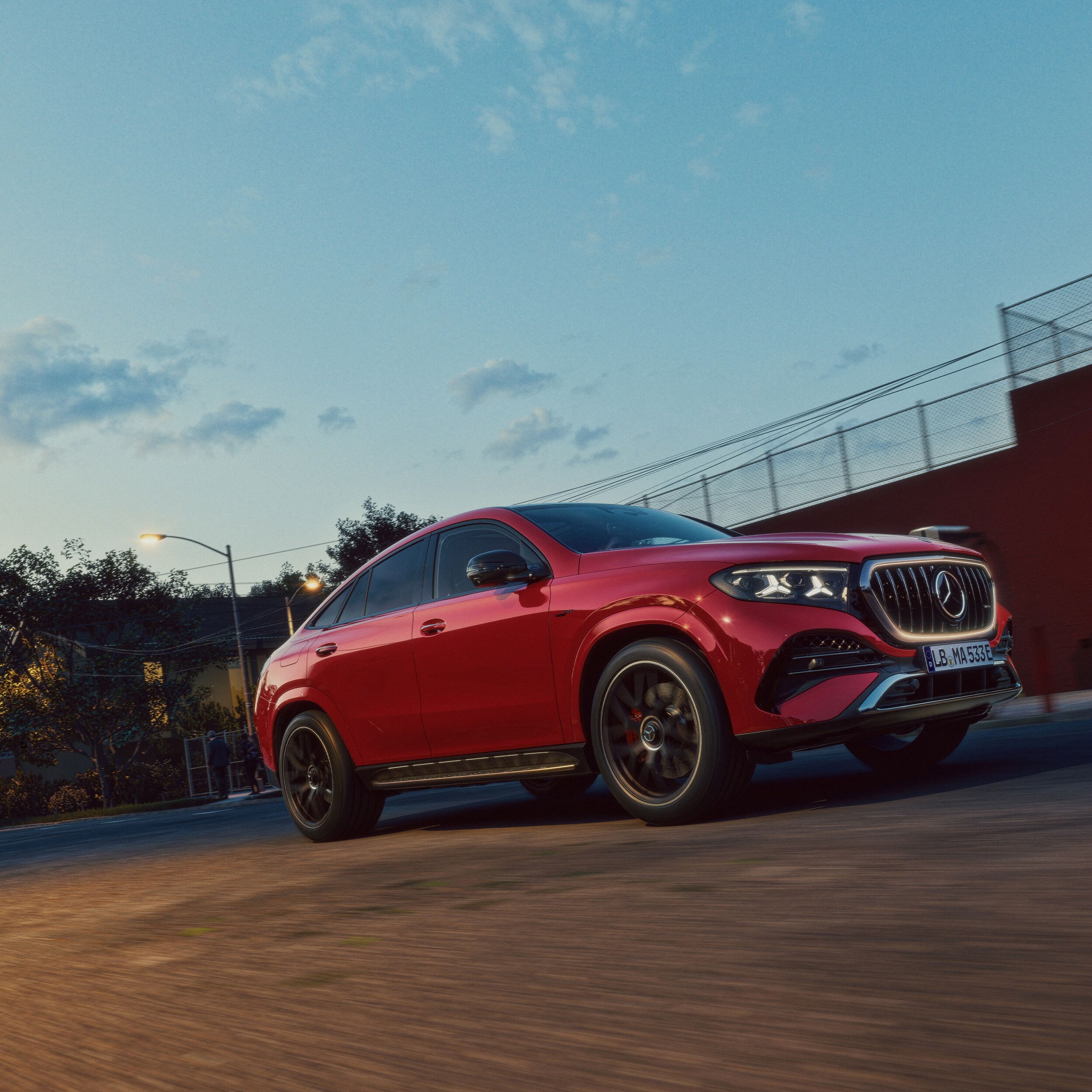 Het exterieur van de nieuwe Mercedes-AMG GLE Coupé.