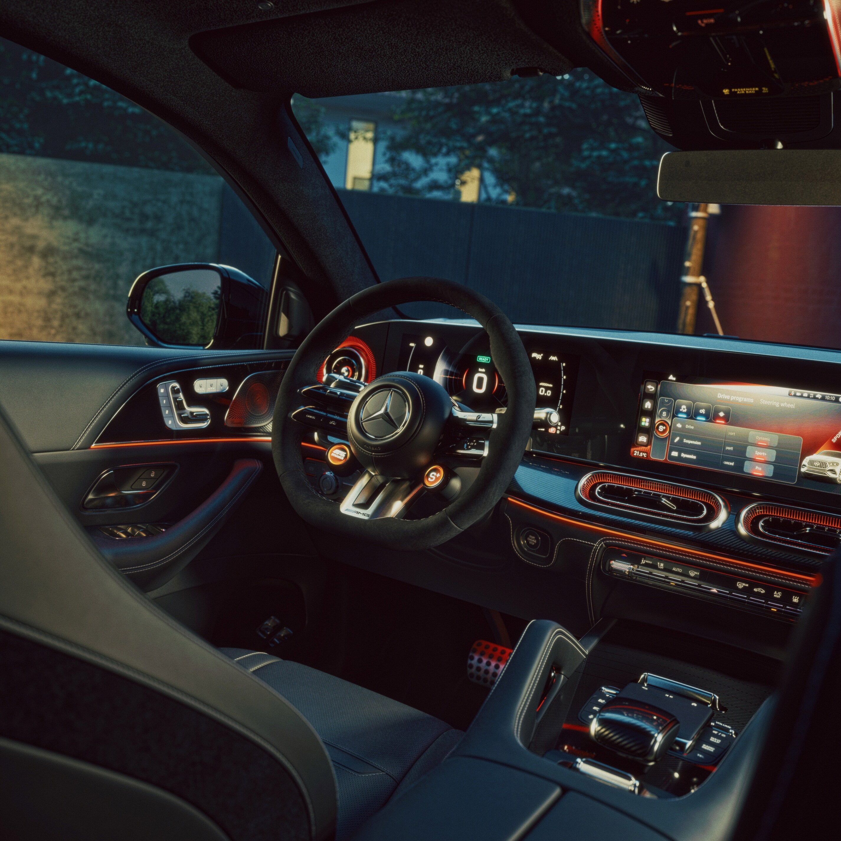 L'intérieur de la nouvelle Mercedes-AMG GLE Coupé.