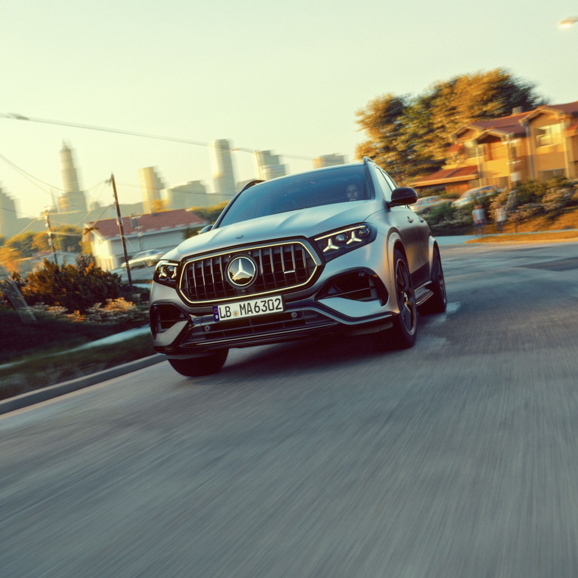 De nieuwe voorzijde van de Mercedes-AMG GLE 63.