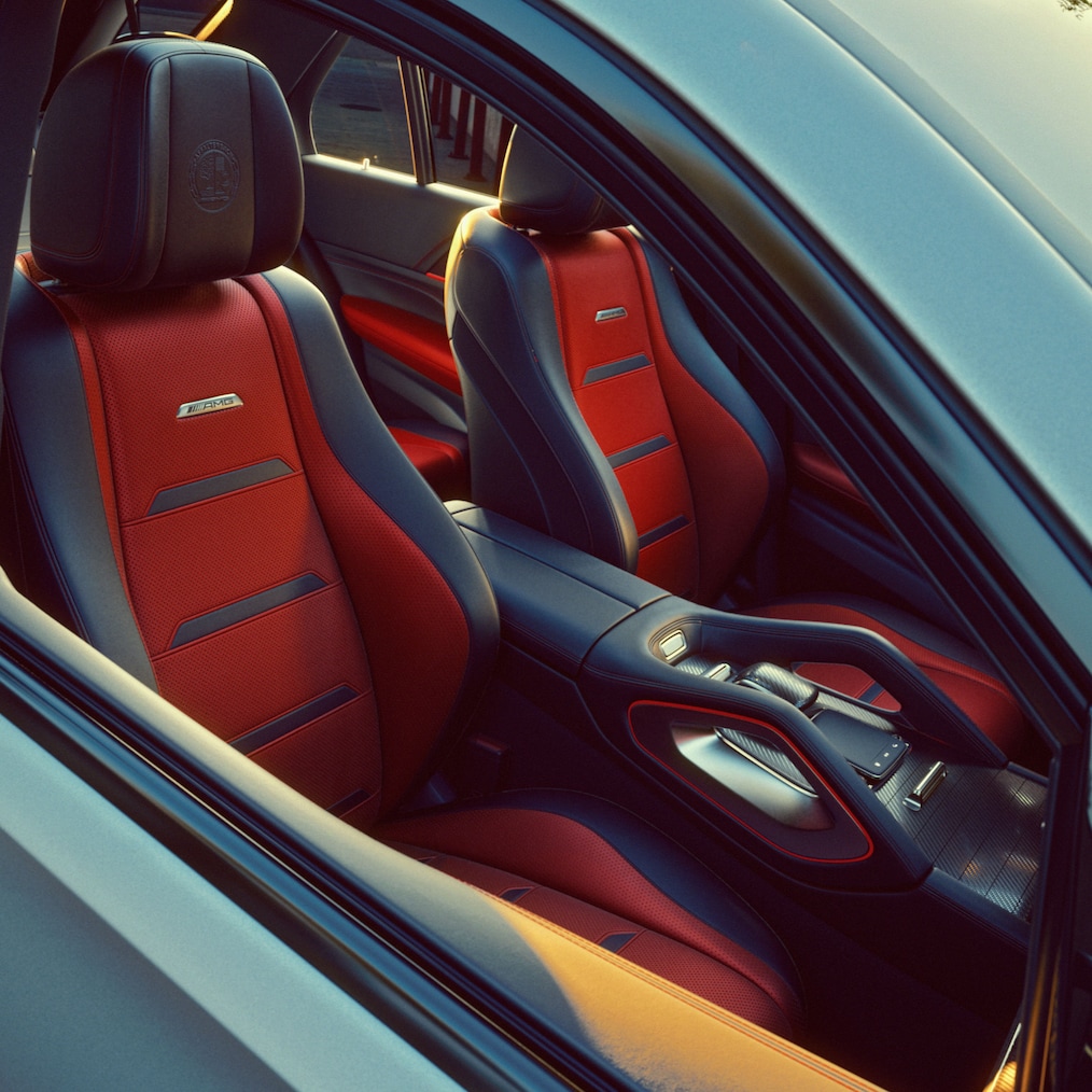 De AMG-stoelen van de Mercedes-AMG GLE 63.