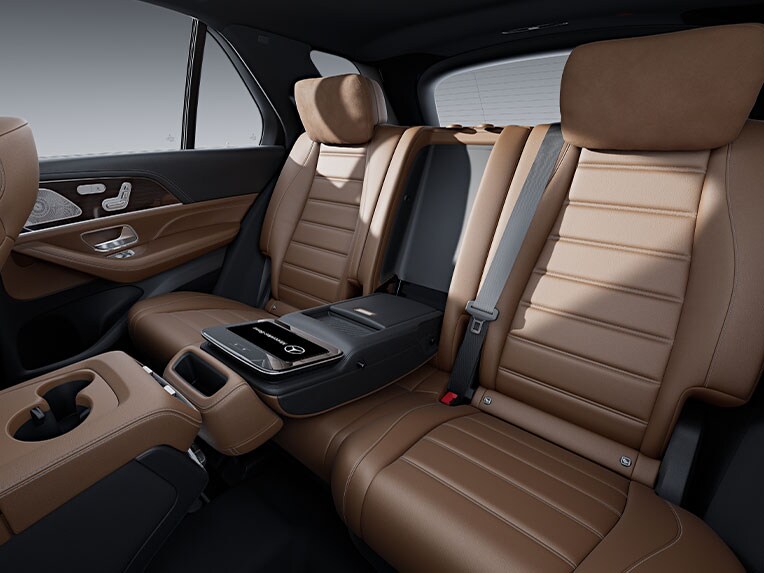 Achtercompartiment van de Mercedes-Benz GLE met comfortpakket achter plus.