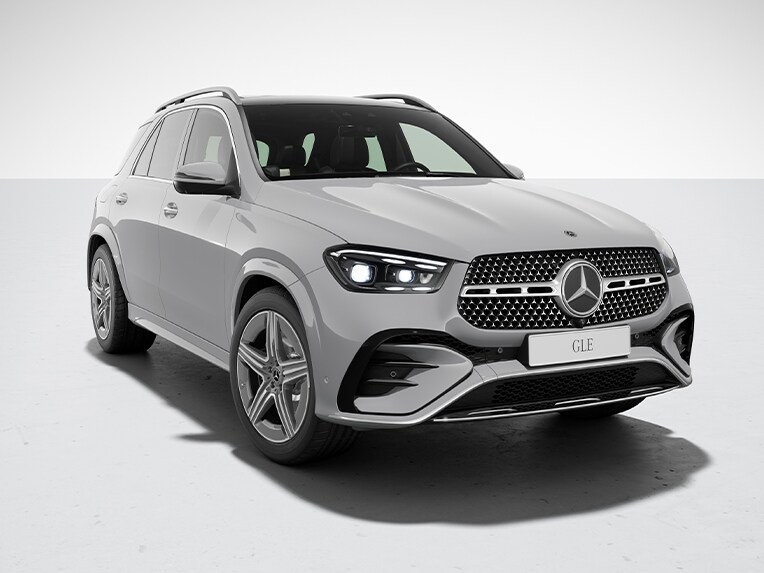 Exterieur van de Mercedes-Benz GLE met AMG Line.