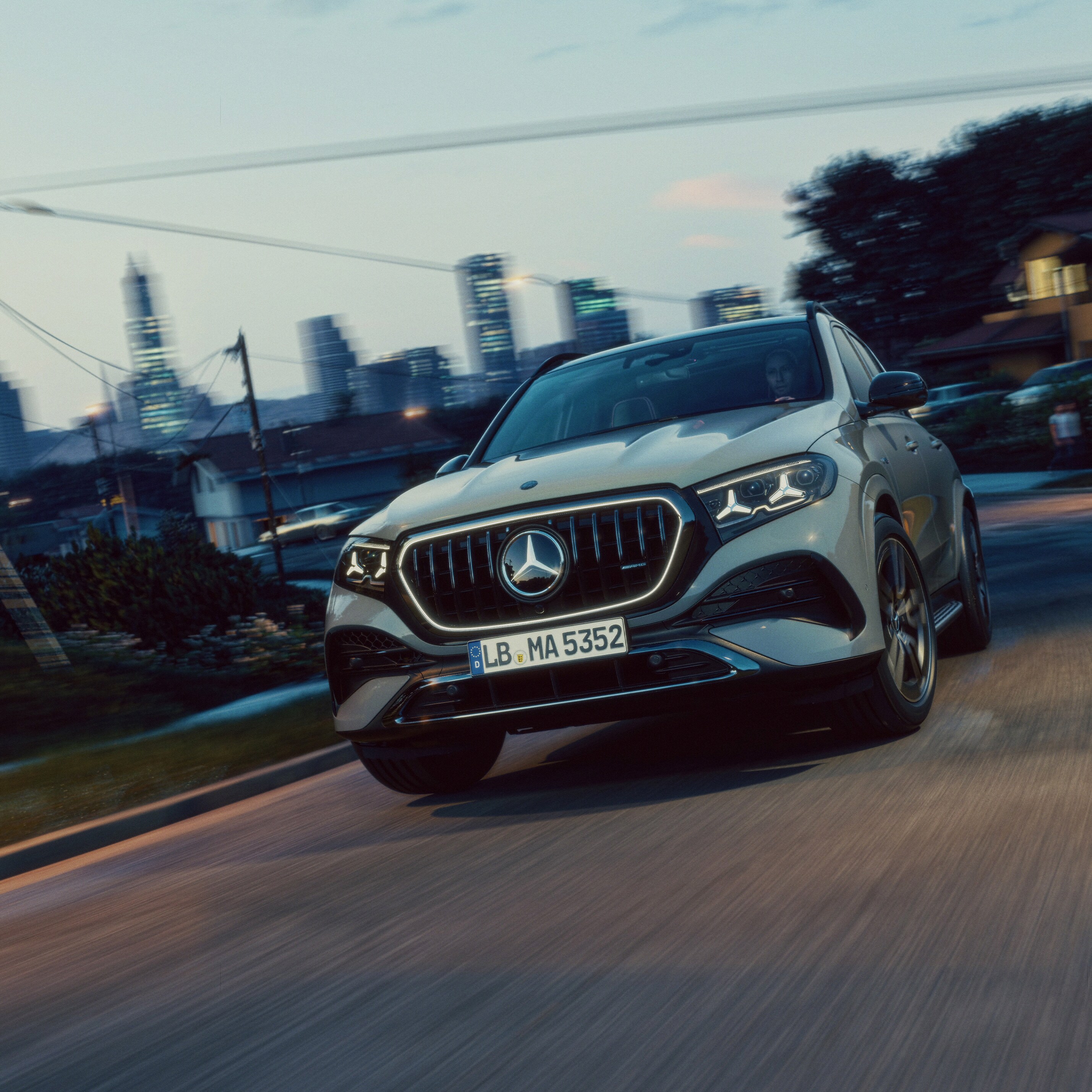 La nouvelle Mercedes-AMG GLE vue de face.