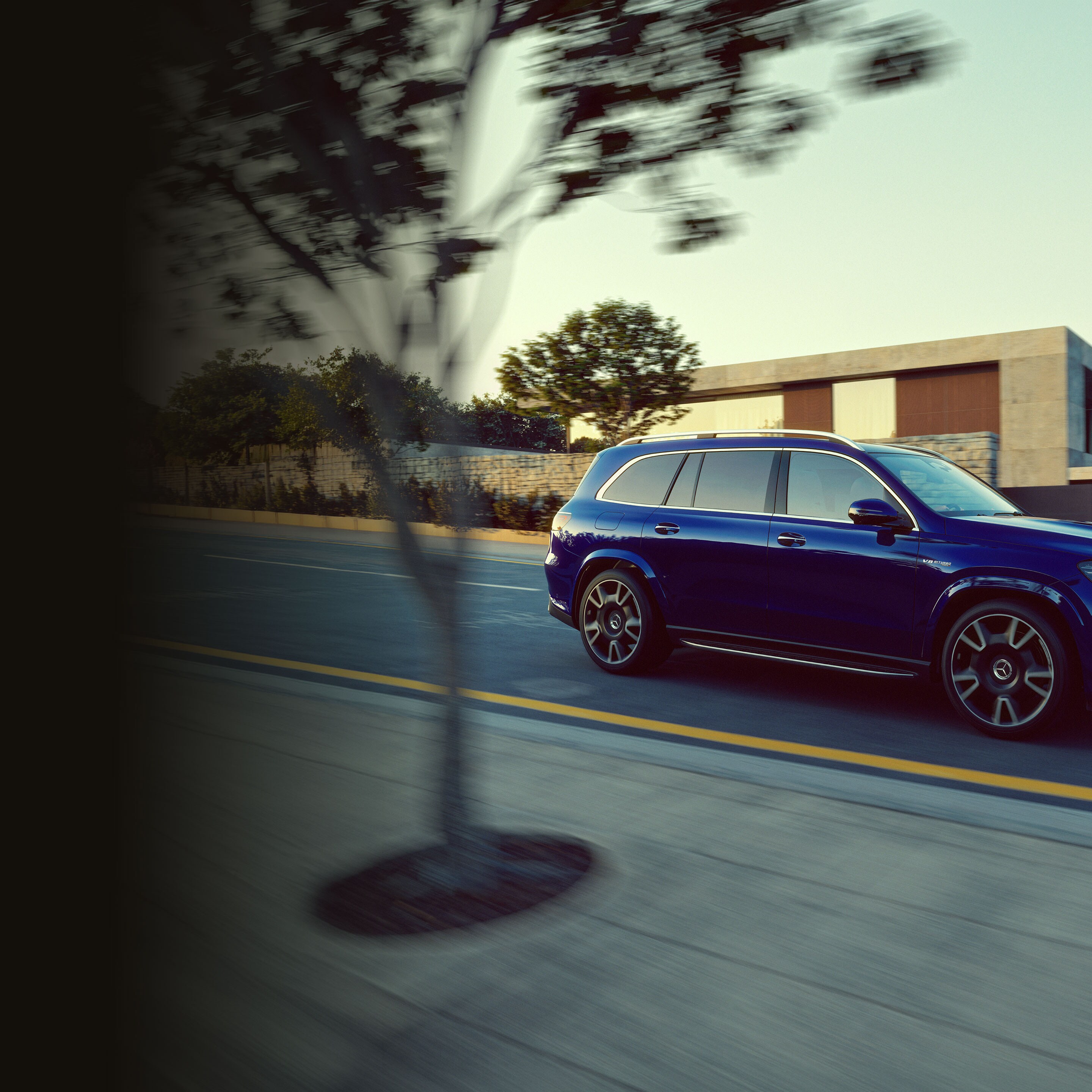 L'extérieur de la nouvelle Mercedes-AMG GLS 63 4MATIC+.