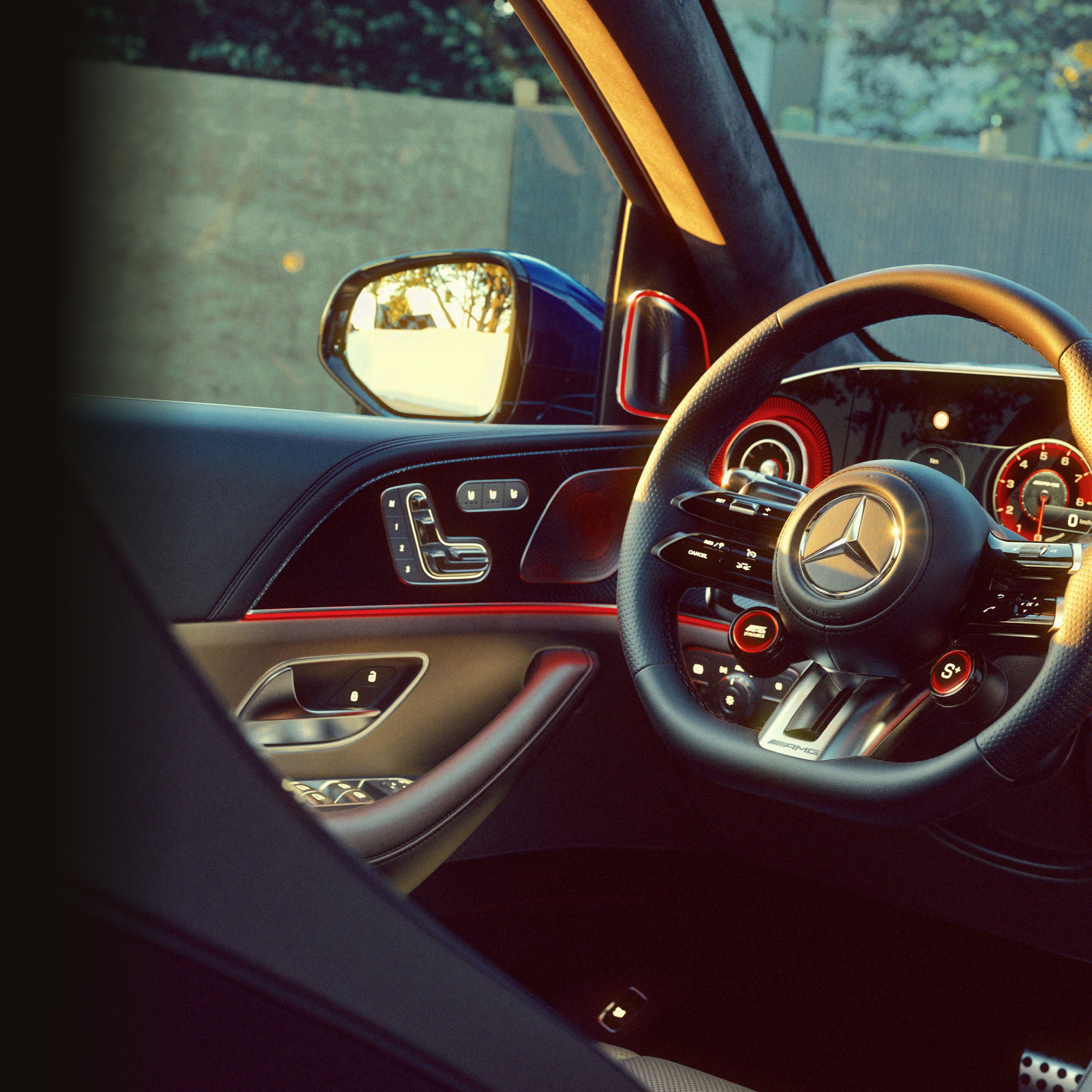 Het interieur van de Mercedes-AMG GLS 63 4MATIC+.