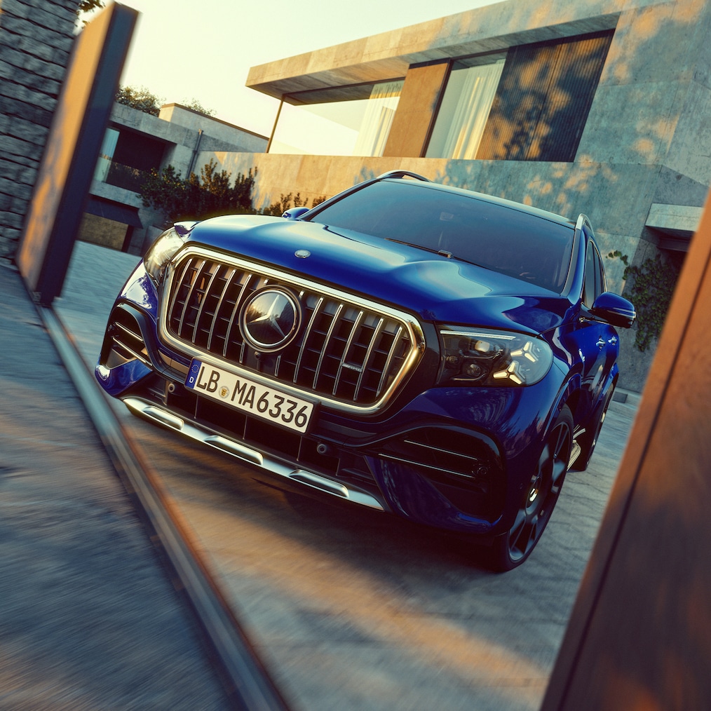 AMG-grille met donker verchroomde elementen van de nieuwe Mercedes-AMG GLS 63.
