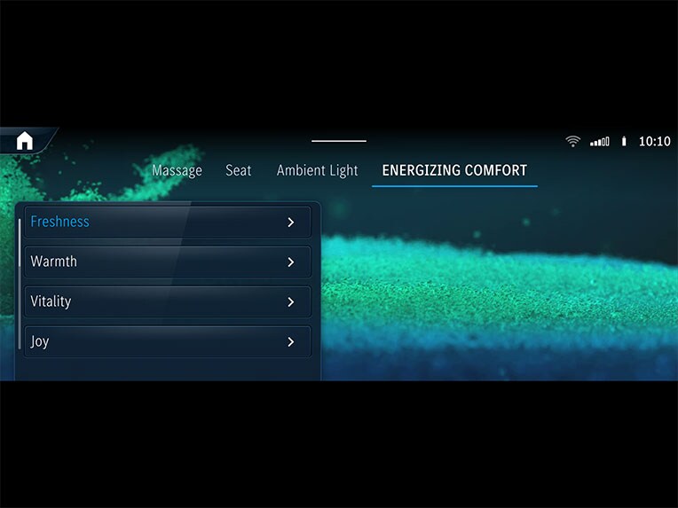 ENERGIZING-pakket plus in de GLS van Mercedes-Benz.