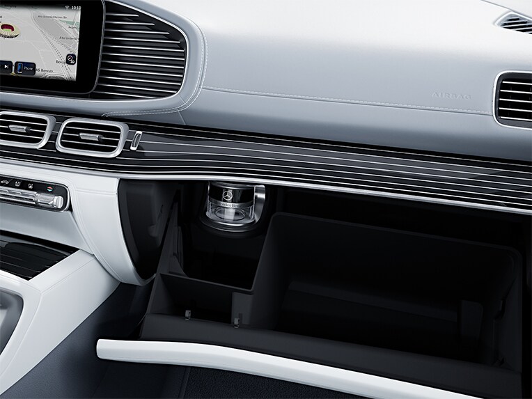 Het AIR BALANCE-pakket van de GLS van Mercedes-Benz.