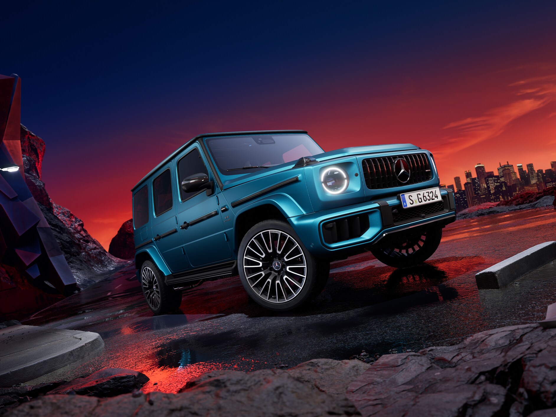 De Mercedes-AMG G-Klasse.