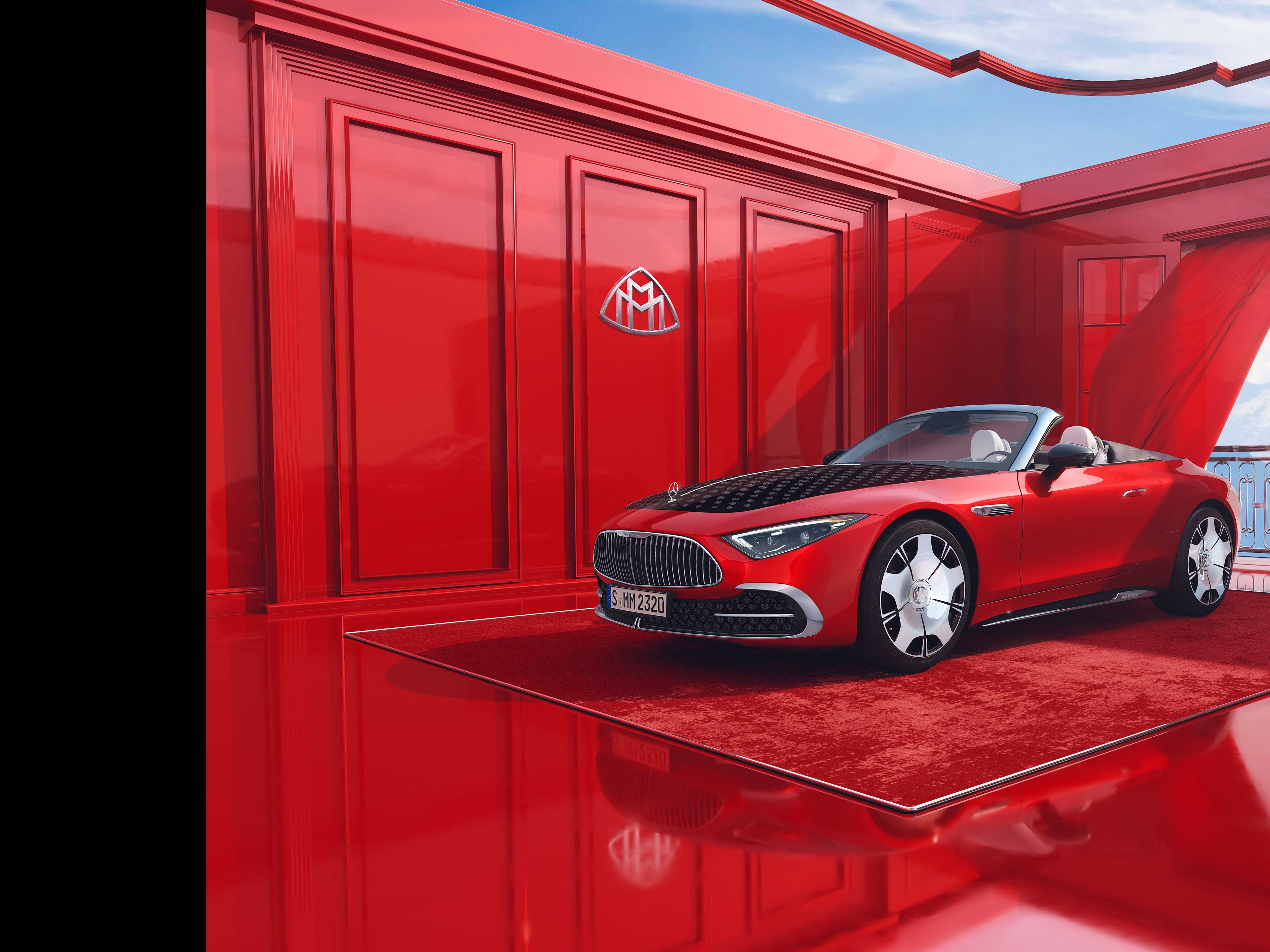 SL 680 | Merk | Mercedes-Maybach Zijaanzicht van de Mercedes-Maybach SL 680.