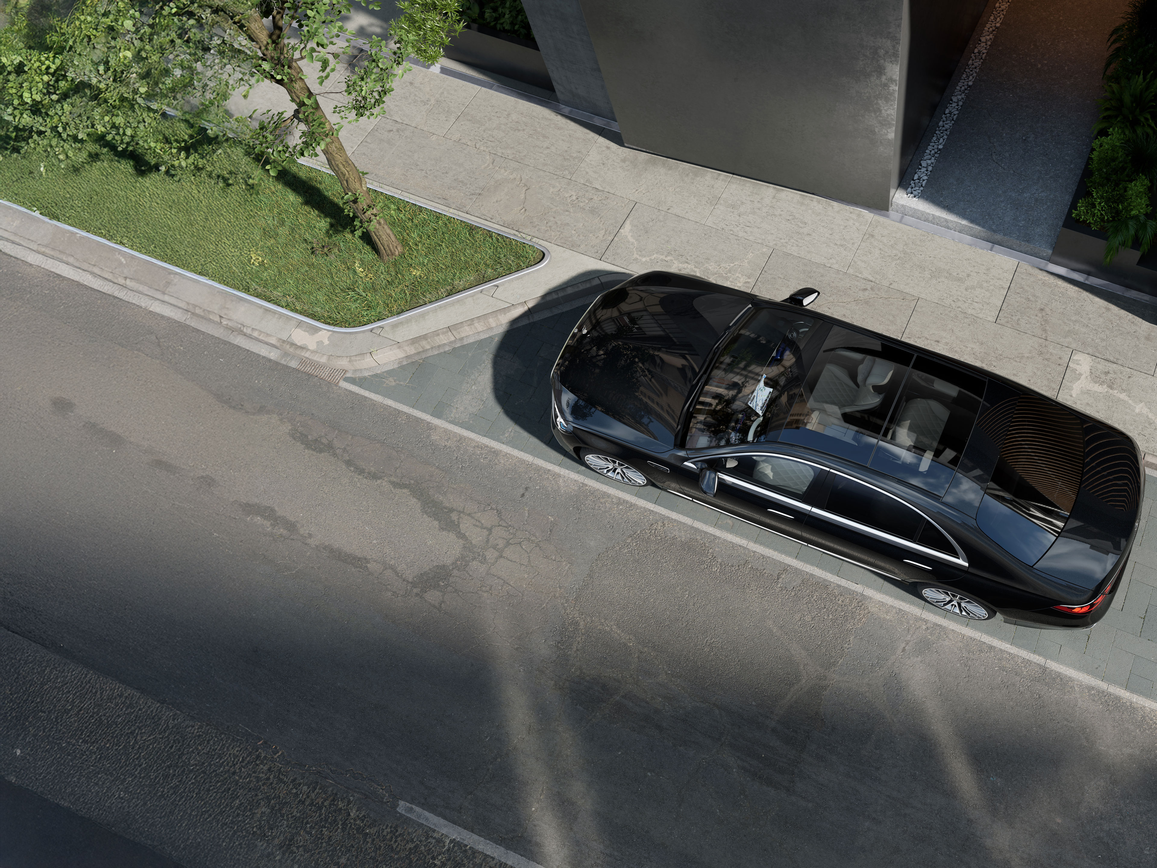 Extérieur | Classe S Berline | Mercedes-Benz L'extérieur de la nouvelle Mercedes-Benz Classe S Berline version longue.