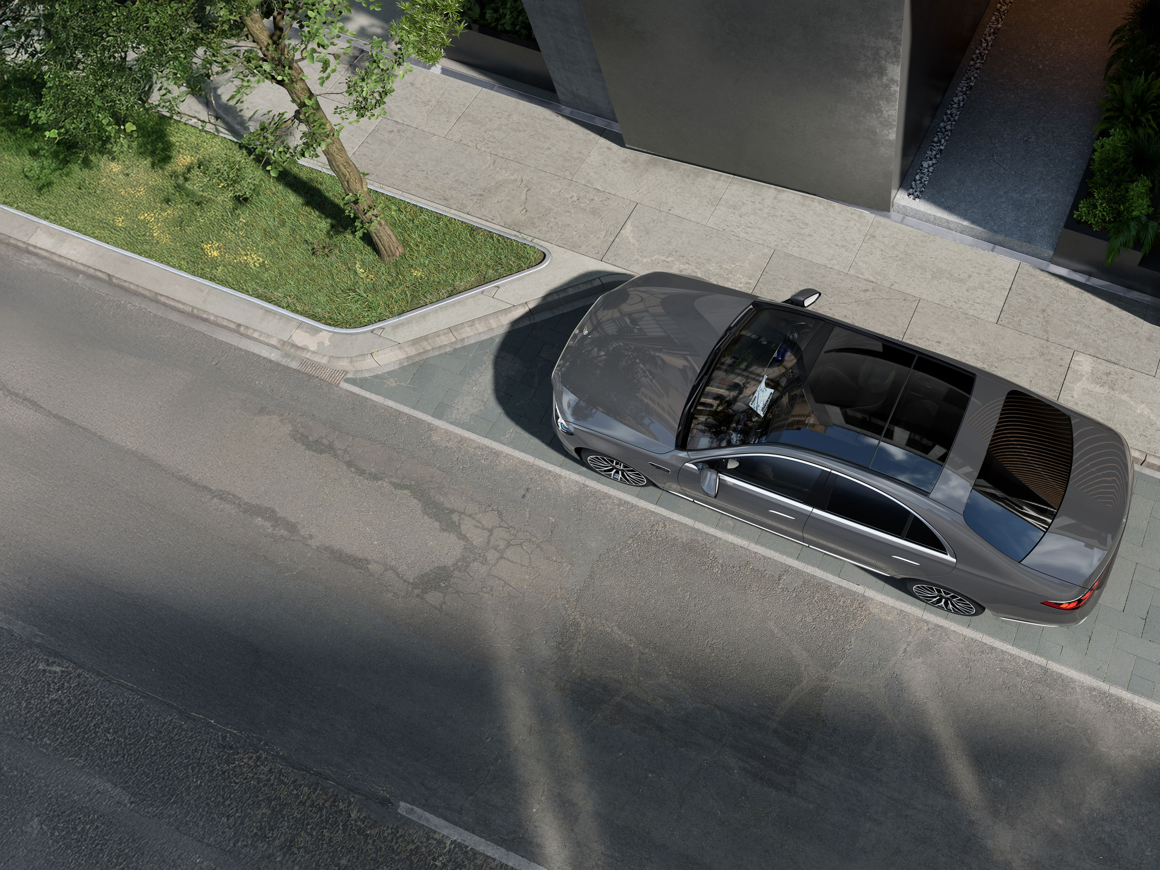 Extérieur | Classe S Berline | Mercedes-Benz L'extérieur de la nouvelle Mercedes-Benz Classe S Berline.