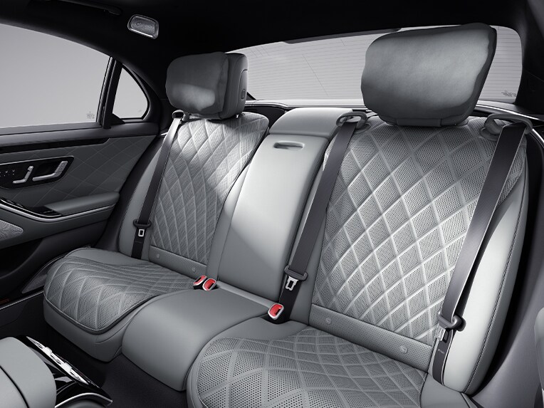Interieur van de Mercedes-Benz S-Klasse Limousine met Exclusiefpakket.