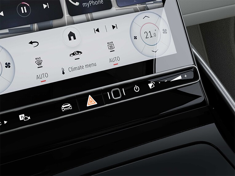 De vingerafdrukscanner in de Mercedes-Maybach SL 680.