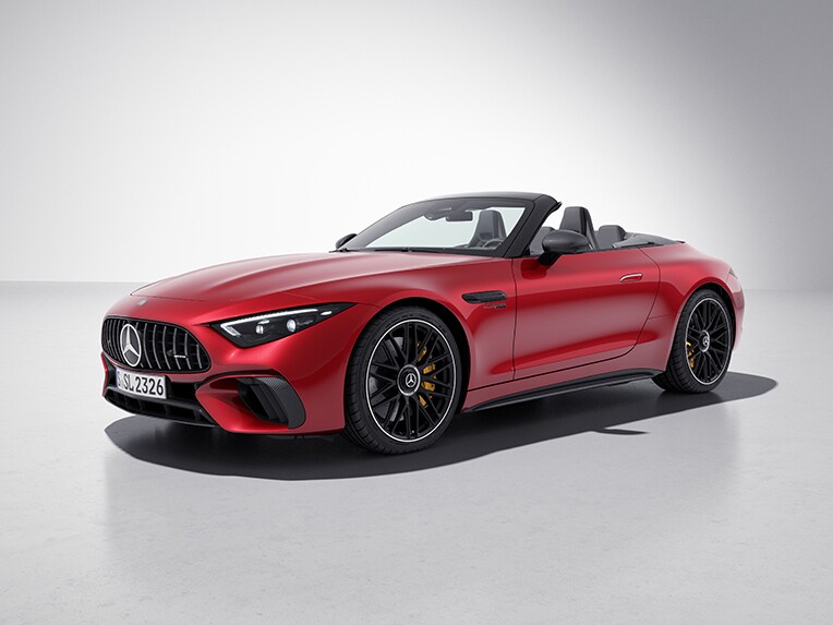 L'extérieur de la Mercedes-AMG SL Roadster avec Pack Carbone Extérieur AMG.