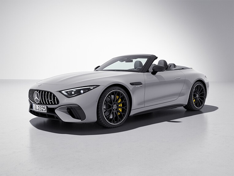 L'extérieur de la Mercedes-AMG SL Roadster avec le Pack Nuit AMG.