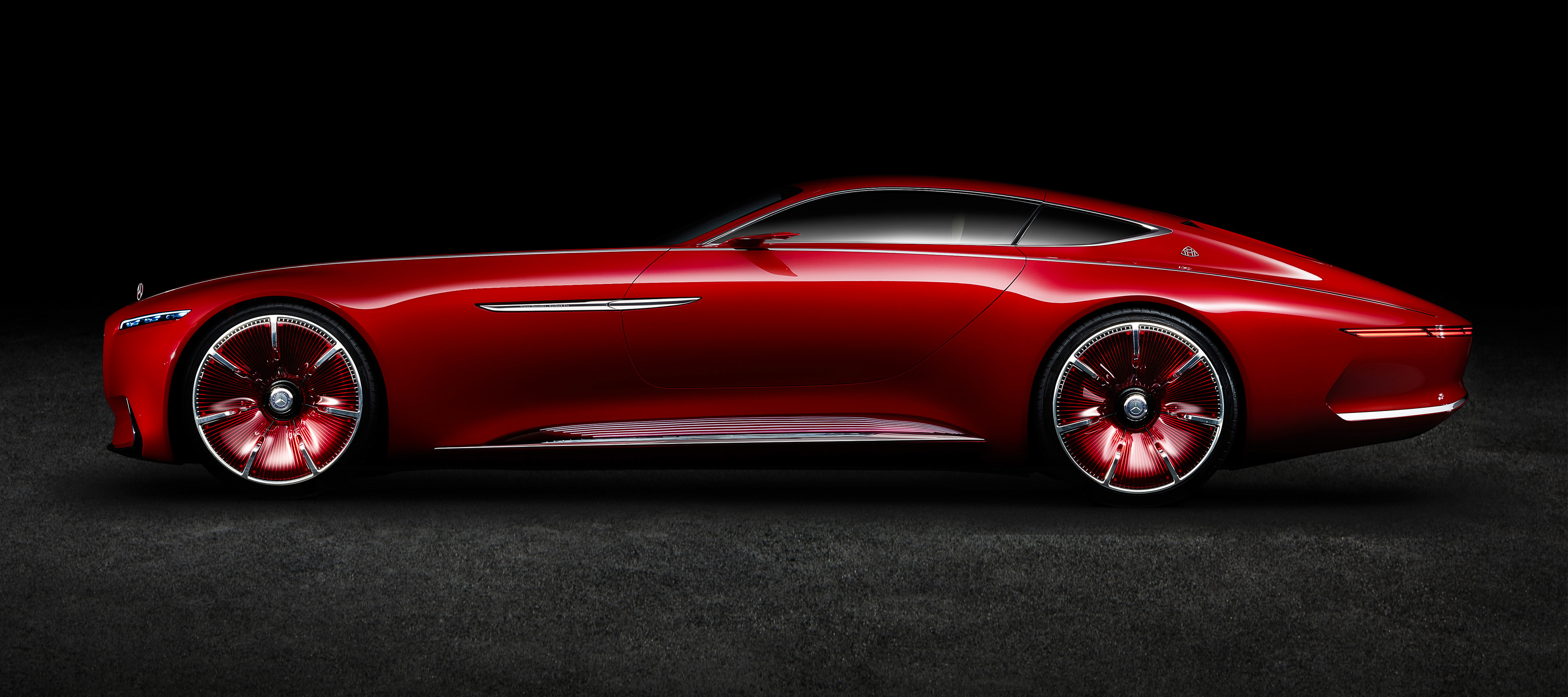 Vision | Mercedes-Maybach 6 | Mercedes-Benz Vue latérale de la Vision Mercedes-Maybach 6