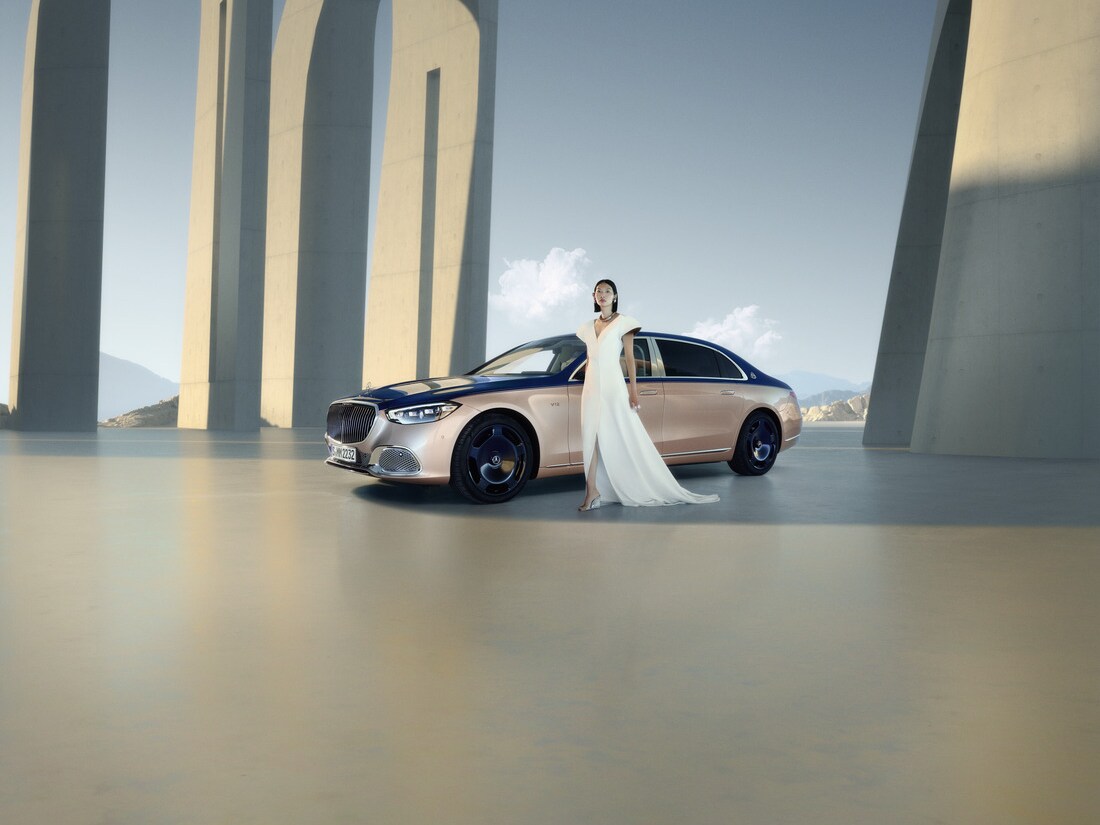 Mercedes-Maybach S-Klasse Haute Voiture. Een glinsterende vleug rosé