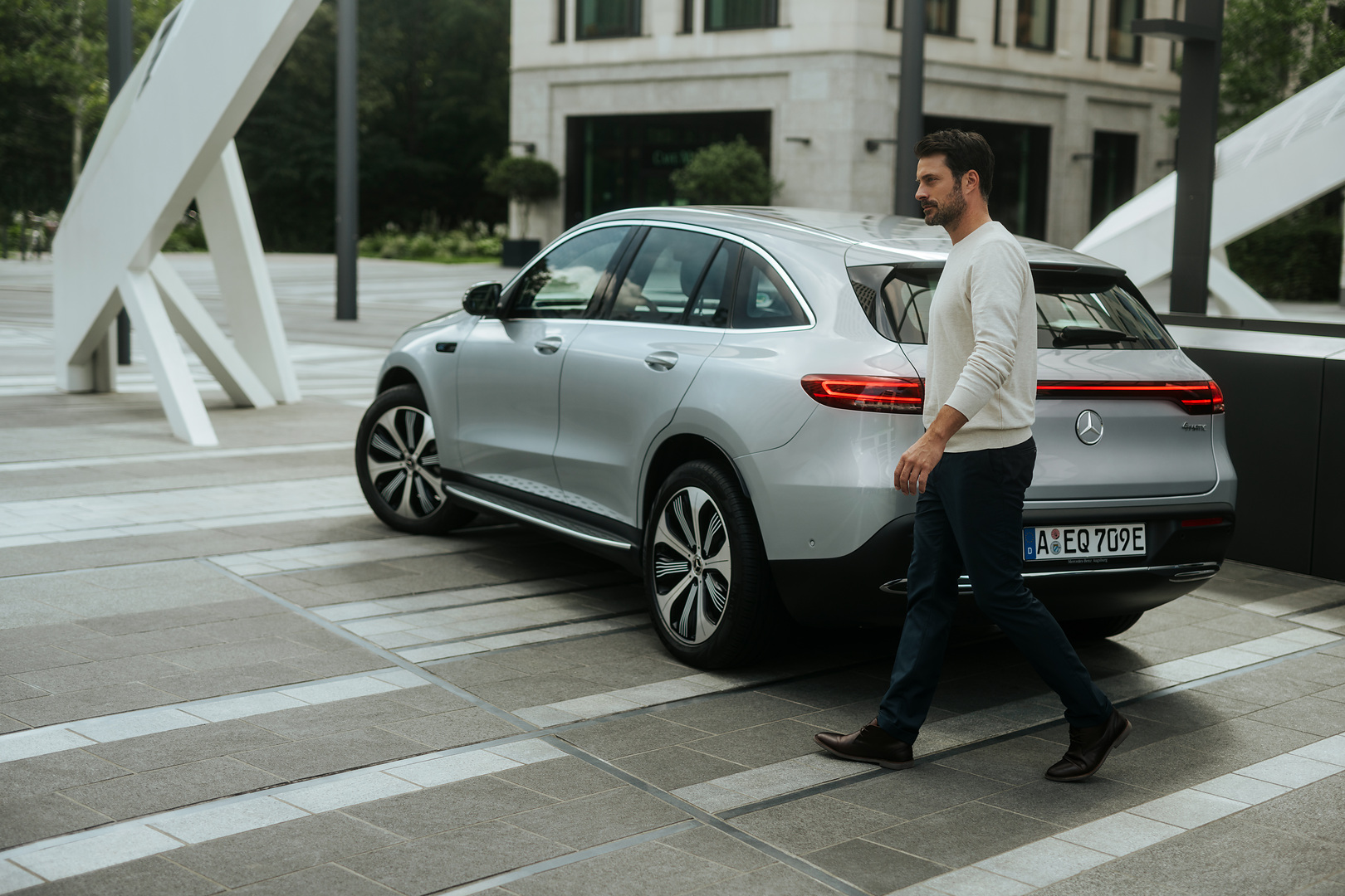 Originele Mercedes-Benz banden | Mercedes-Benz Detailopname van de originele Mercedes-Benz banden met velgen.