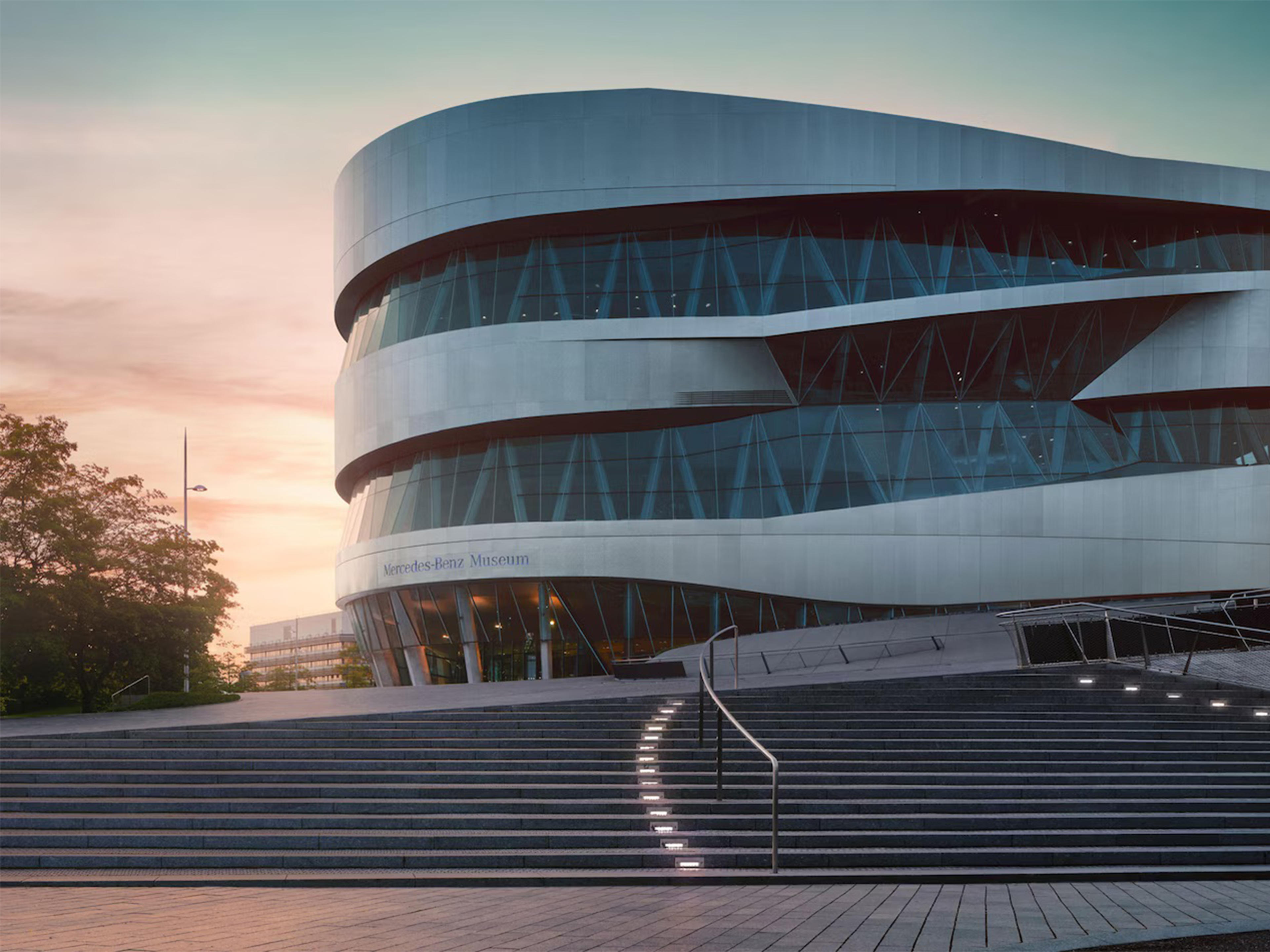 Musée Mercedes-Benz Stuttgart | Mercedes-Benz Vue extérieure du musée Mercedes-Benz à Stuttgart.