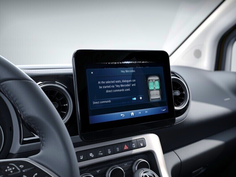 Geavanceerde MBUX functies in de Mercedes-Benz Citan Gesloten Bestelwagen.