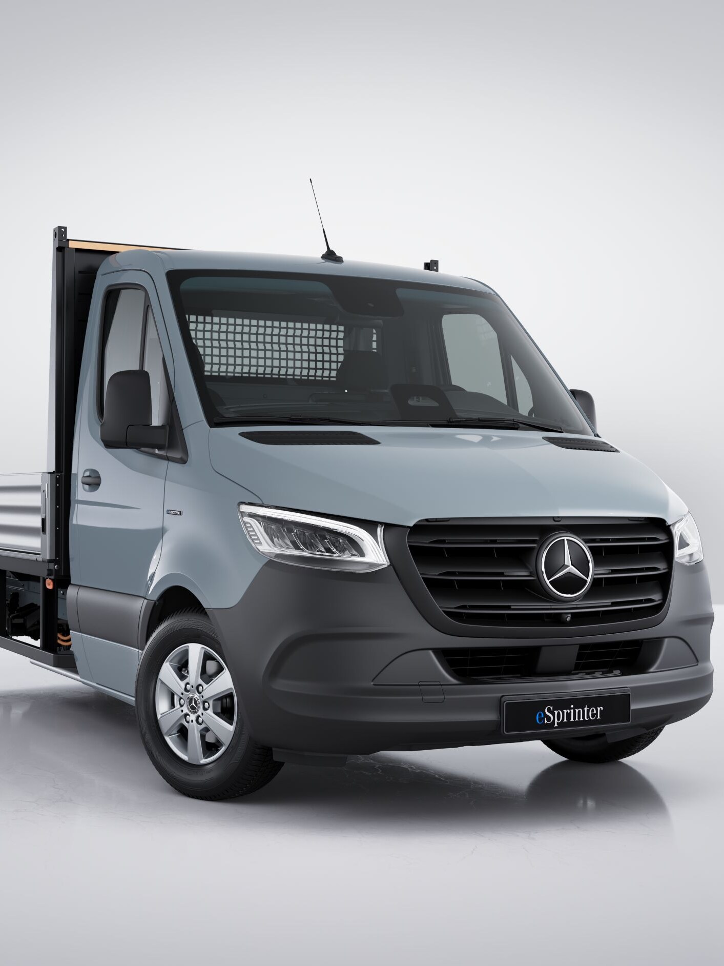 De Mercedes-Benz eSprinter Chassiscabine.