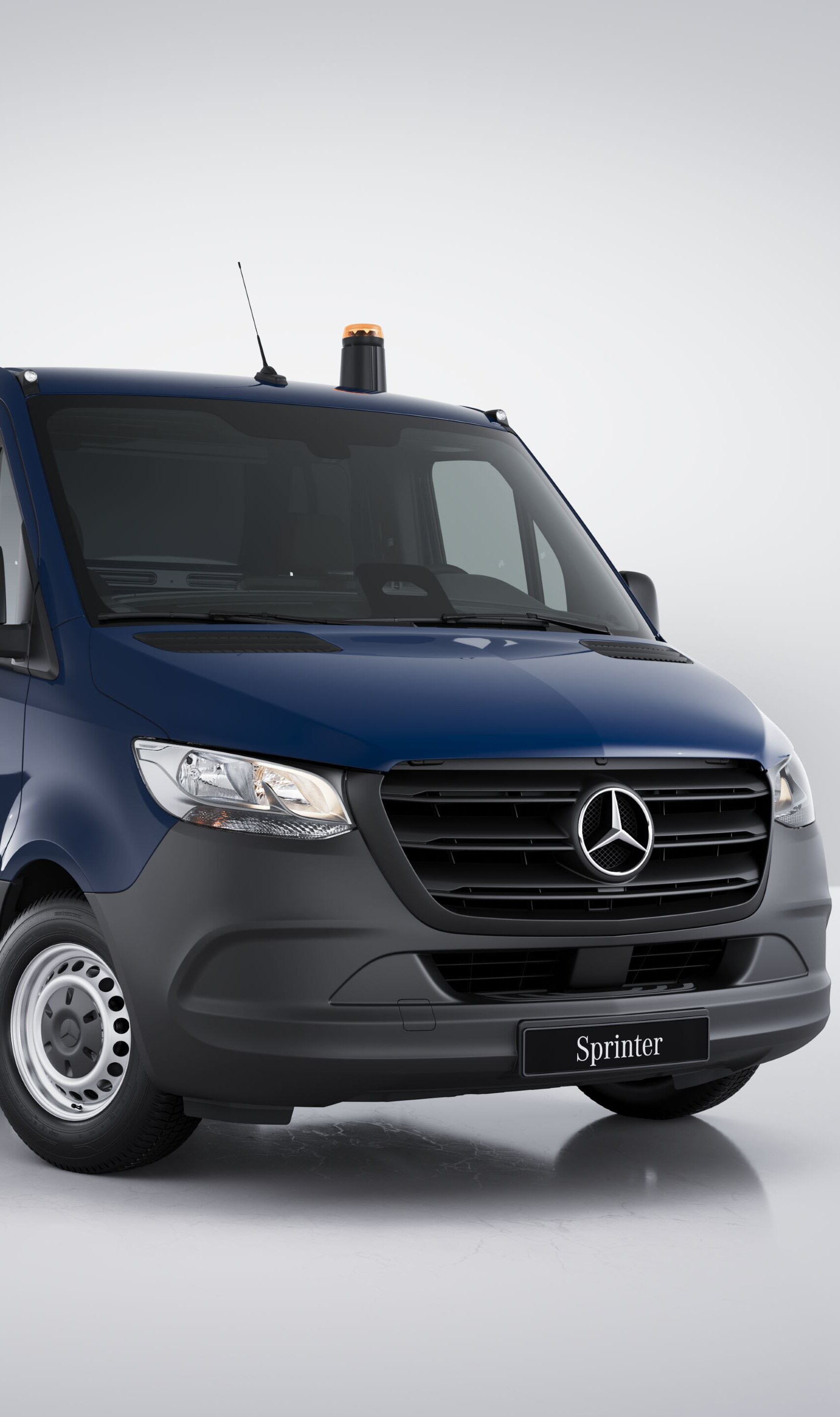 De Mercedes-Benz Sprinter Chassiscabine.