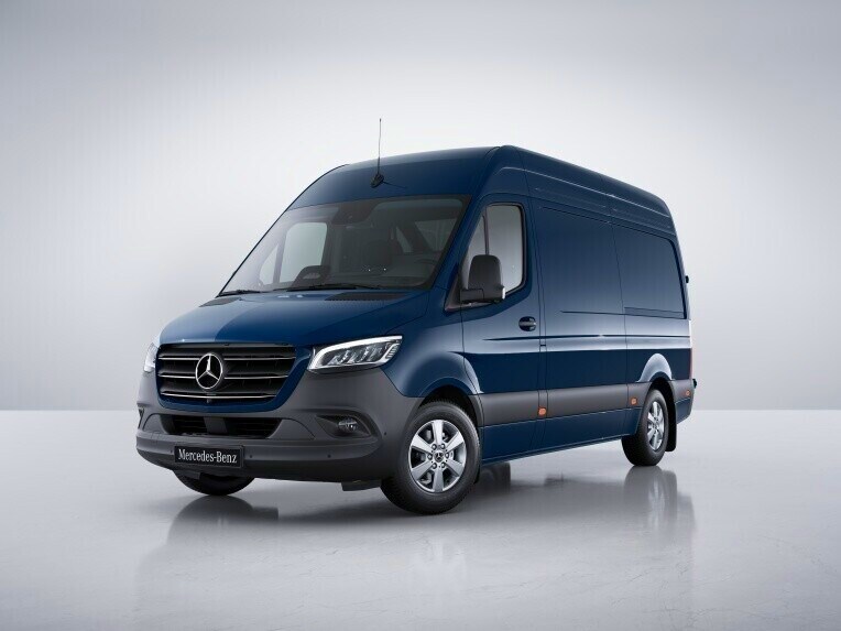 Le Mercedes-Benz Sprinter Fourgon avec suspension pour le confort et la protection du chargement.