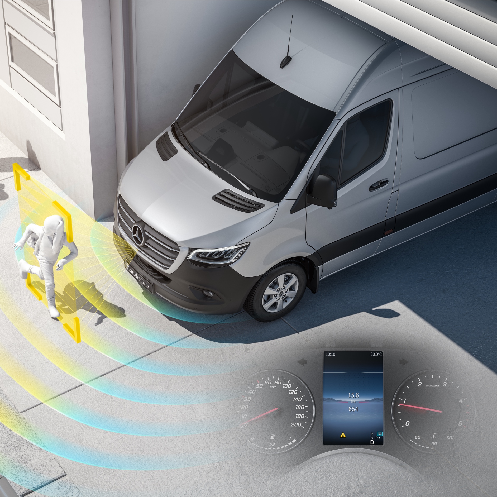 Assistant d'information au démarrage (MOIS) | Sprinter fourgon | Mercedes-Benz L'assistant d'information au démarrage (MOIS) pour la Mercedes-Benz Sprinter fourgon.