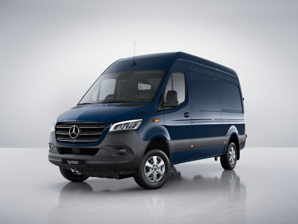 La Mercedes-Benz Sprinter fourgon avec transmission intégrale 4x4 avec Torque-on-Demand.