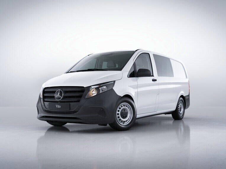 Het basisonderstel van de Mercedes-Benz Vito.