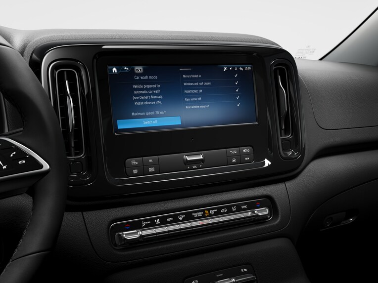 MBUX multimediasysteem van de Mercedes-Benz Vito.